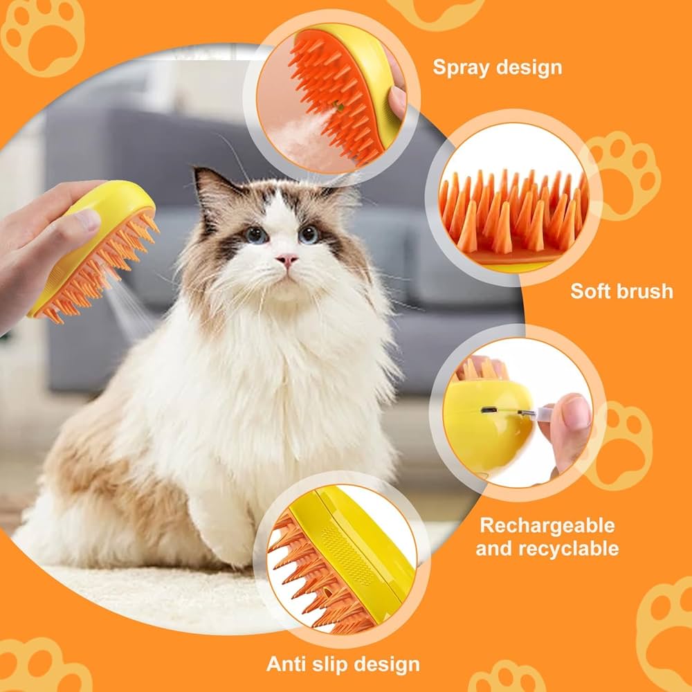 Mango Fur remover Water Steam Brush
